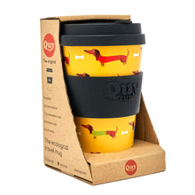 Load image into Gallery viewer, 400ml Recycled Plastic Travel Mug - Pedro - Teckels Collection
