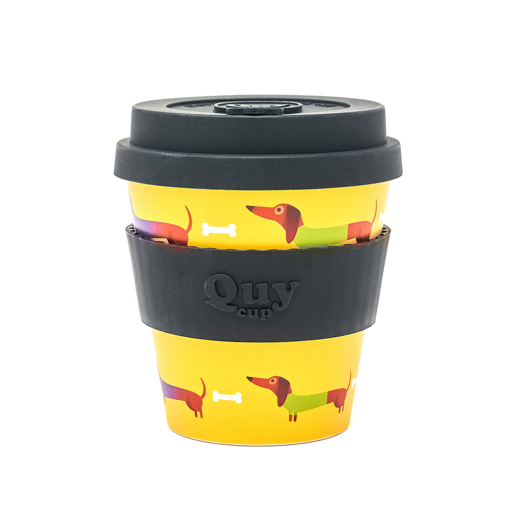 230ml Recycled Plastic Travel Mug - Pedro - Teckels Collection
