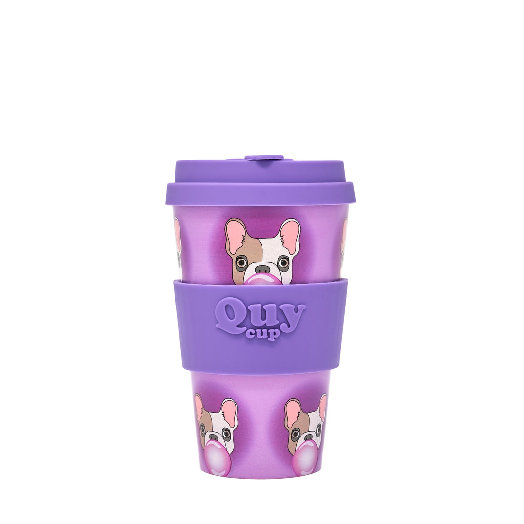 400ml Recycled Plastic Travel Mug - Bubble Collection
