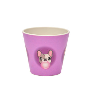 90ml Recycled Plastic Espresso Cup - Bubble - French Bulldog Collection
