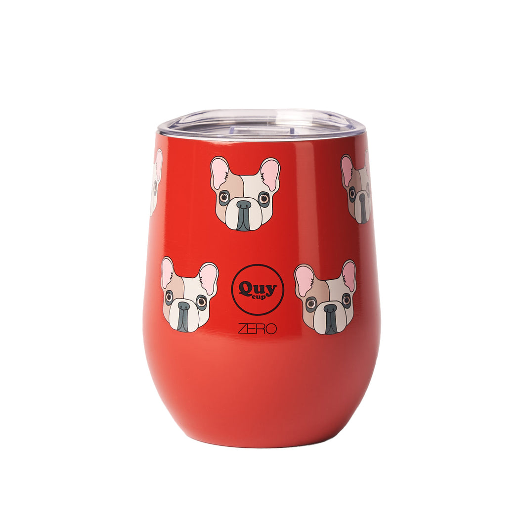 300ml Zero Thermo Cup - Achille - French Bulldog Collection
