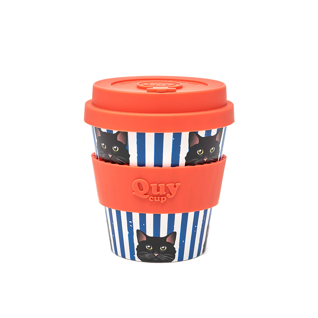 230ml Recycled Plastic Travel Mug - Miao - Cats Collection