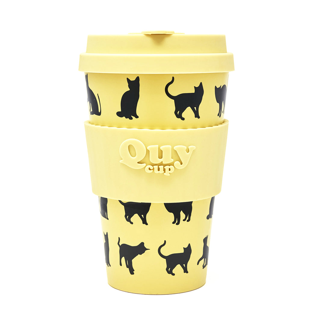 Travel Mug 400 ml Recycled Plastic - Bobi - Cats Collection